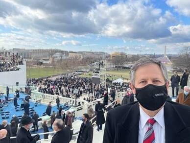 Sen. Steve Daines at Biden inauguration